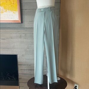 French Designer Light robin egg blue Dress Pants